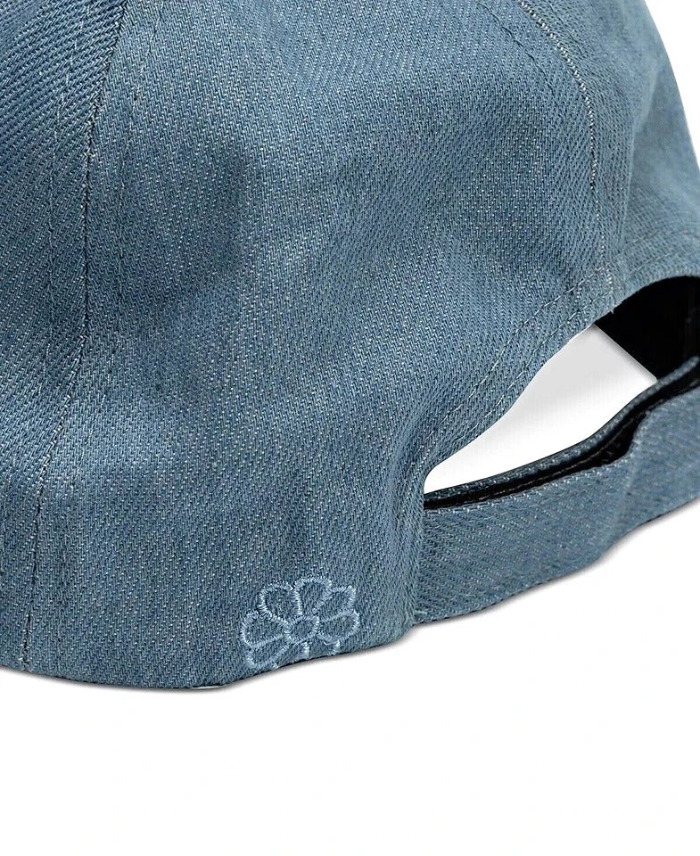 Jenni Women's Baseball Cap Hat Packable Blue Denim Adjustable (MSRP $30)