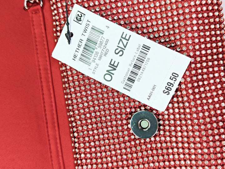 I.N.C. International Concepts Hether Twist Diamond Mesh Crossbody (MSRP $70)