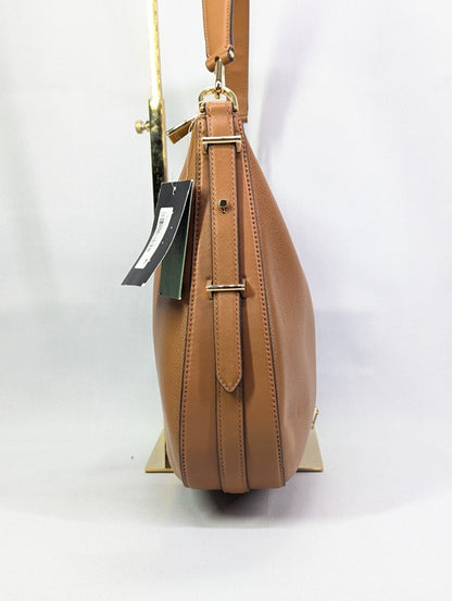 Kate Spade New York Liv Pebbled Leather Shoulder Bag Cavern Clay (MSRP $358)