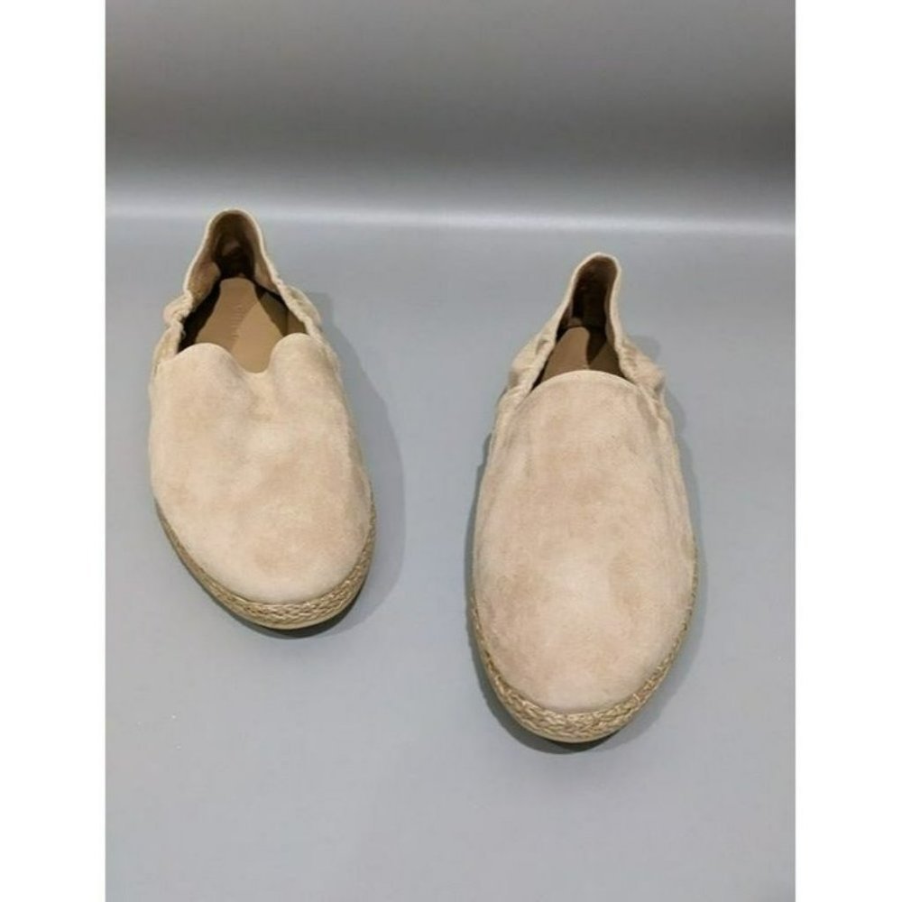 Vince Women's Meryl 2 Cappuccino Suede Espadrille Flats Size 7 M (MSRP $195)