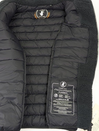 Save The Duck Men's Majus Black Fleece Lined Puffer Vest Size S (MSRP $198)