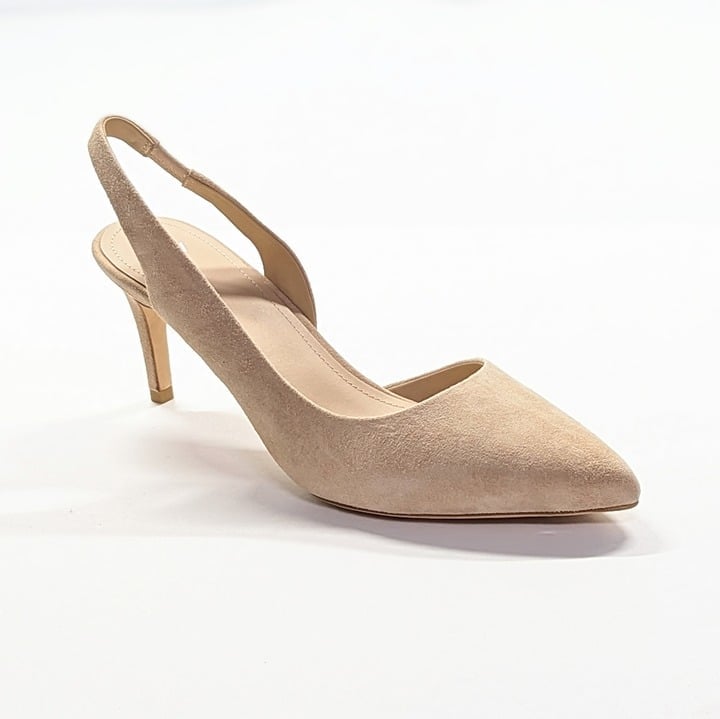 Pour La Victoire Women's Darla Suede Slingback Pointed-Toe Pumps Size 10 ($225)