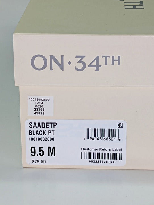 On 34th Women's Saadet Rhinestone-Buckle Mary Jane Flats Size 9.5 (MSRP $80)
