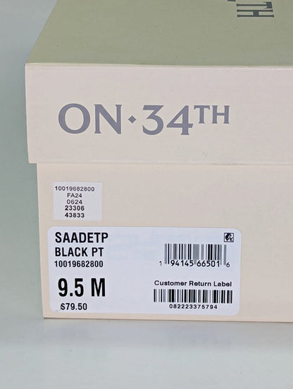 On 34th Women's Saadet Rhinestone-Buckle Mary Jane Flats Size 9.5 (MSRP $80)