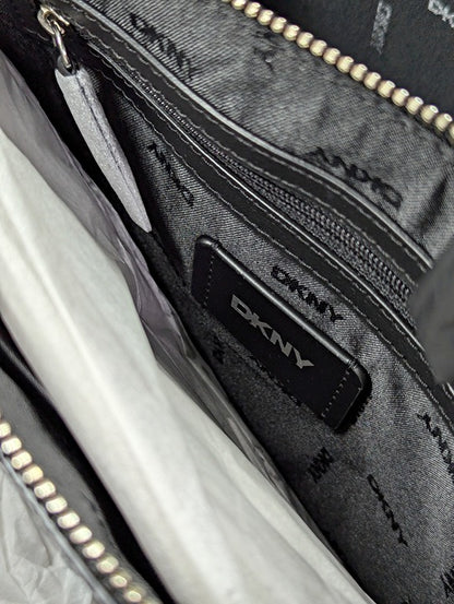 DKNY Nala Women's Magnetic Closure Medium Size Black Hobo (MSRP $198)