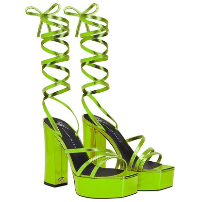 Giuseppe Zanotti Blasvegas Women's Gladiator 120mm Sandals Size 38 (MSRP $995)