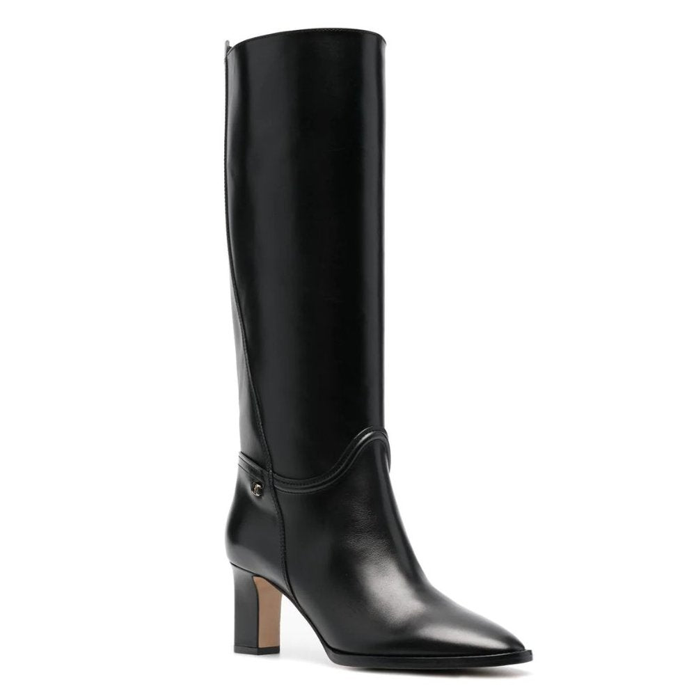 Salvatore Ferragamo Women's Torris Pointed Toe Knee Boots Size 7.5 MSRP $1,690