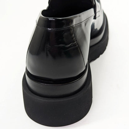 Bottega Veneta Men's Leather Slip On Lug Penny Loafers Size 42.5 (MSRP $1,300)