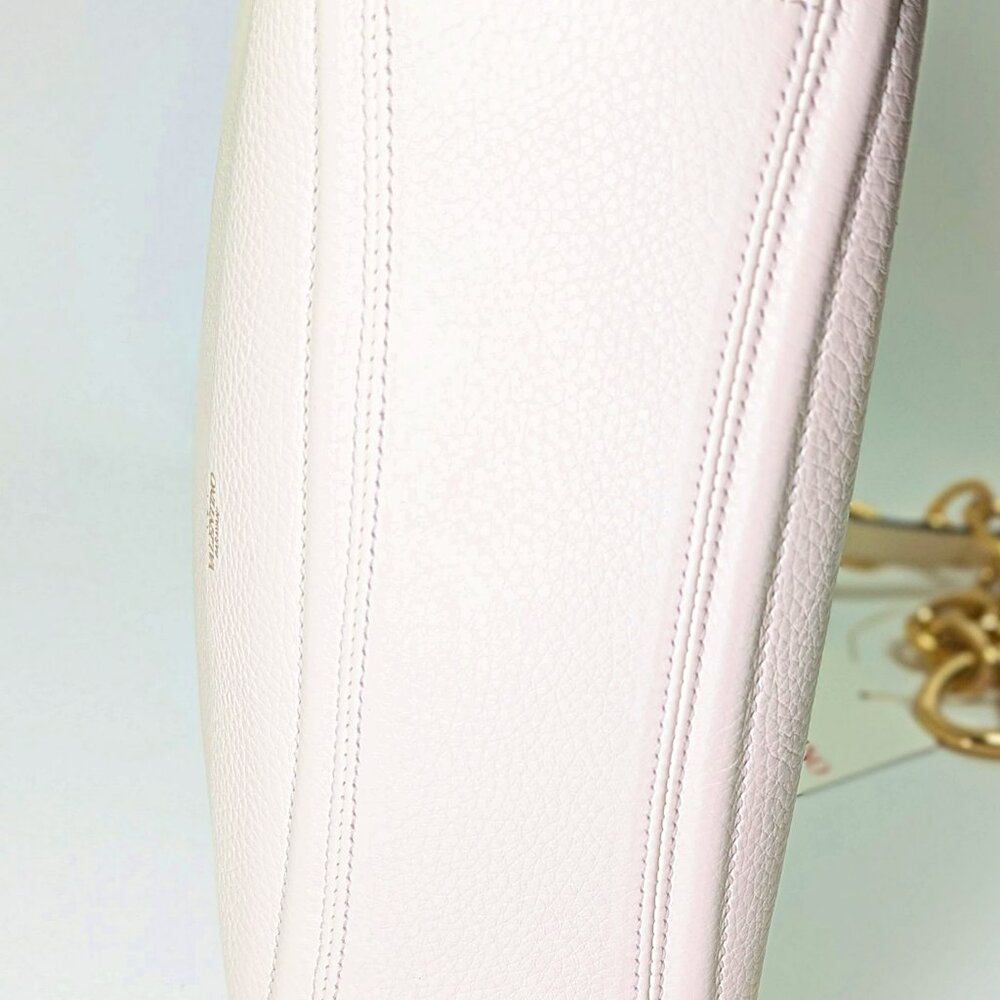 Valentino Garavani Women's Gold Tone VLogo Moon Leather Tote Bag (MSRP $3,950)