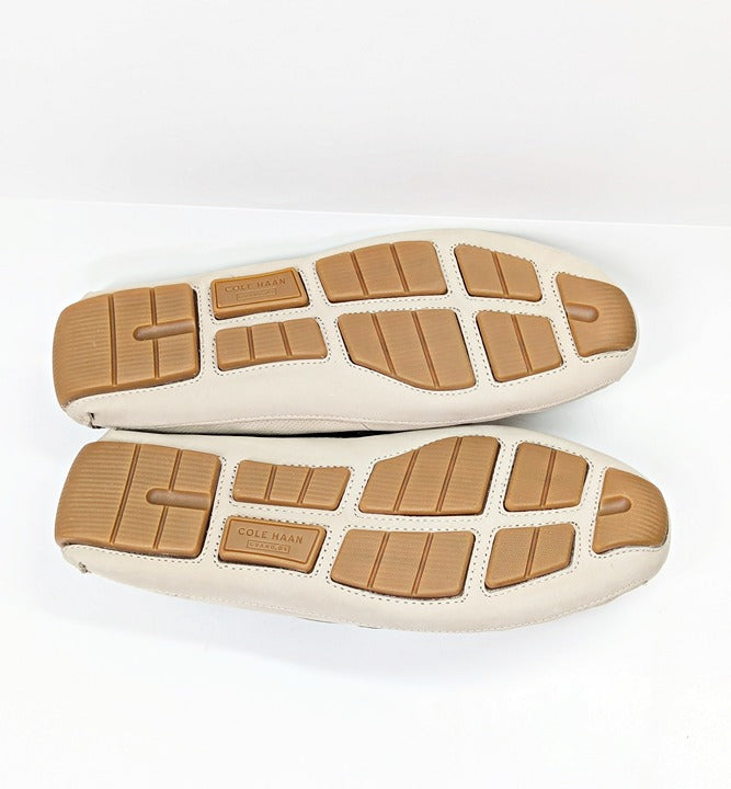 Cole Haan Men's Wyatt Sesame Nubuck Leather Bit Driver Size 8.5 (MSRP $180)