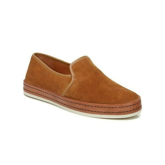 Vince Canella Tan Women's Suede Slip-on Sneaker Size 8.5 M (MSRP $225)