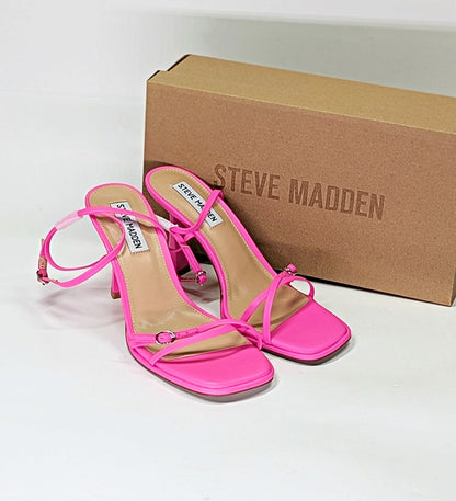 Steve Madden Women's Zarya Strappy Flared-Heel Sandals Size 6.5 (MSRP $99)