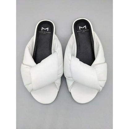 Marc Fisher LTD Olgalia Women's Sandal White Size 6 M (MSRP $150)