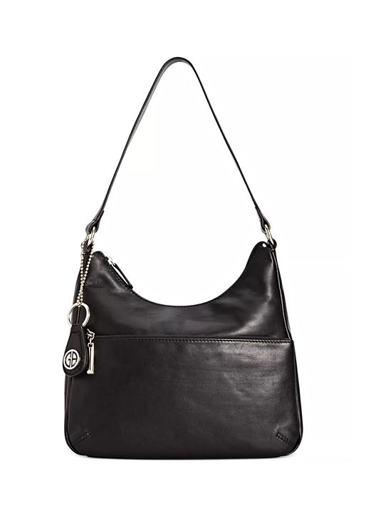 Giani Bernini Women's Black Nappa Leather Hobo Bag (MSRP $130)