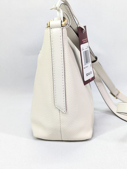 Radley London Kendal Terrace Small Leather Crossbody Bag Chalk (MSRP $248)