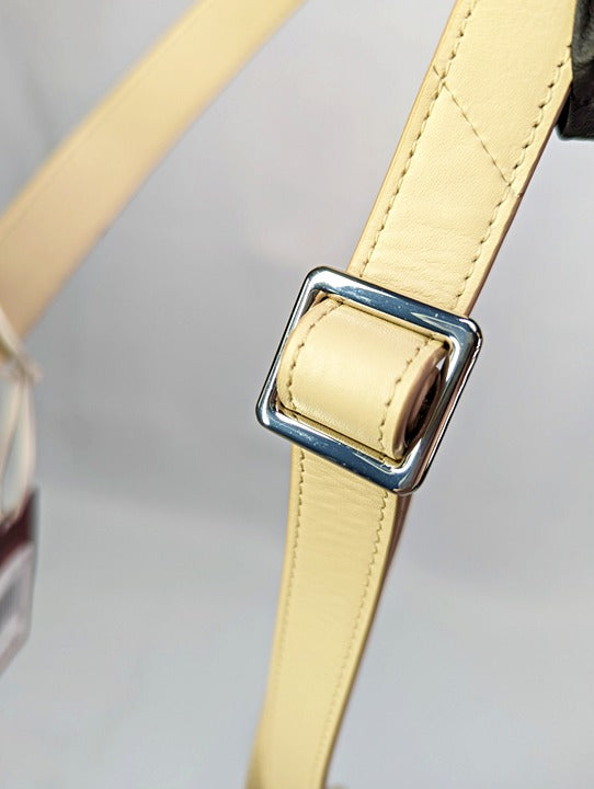 Radley London Pockets Small Leather Crossbody in Light Beige (MSRP $188)