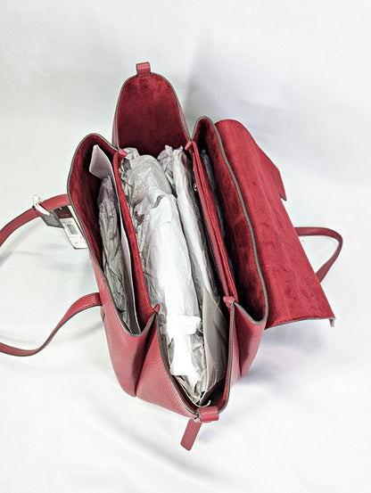 Radley London The Chancery Large Leather Shoulder Bag Medium Red (MSRP $448)