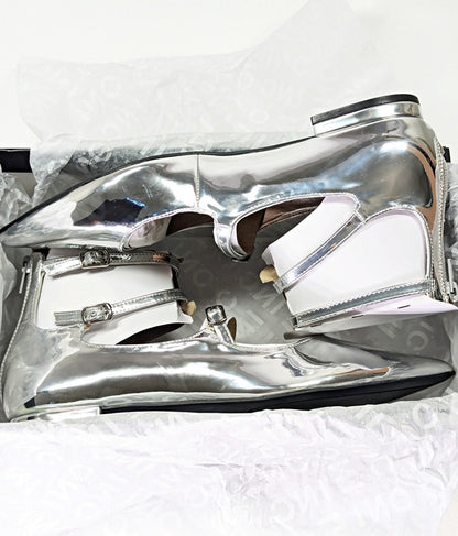 I.N.C. International Concepts Valan Silver Triple Straps Flats Size 9.5 MSRP $80