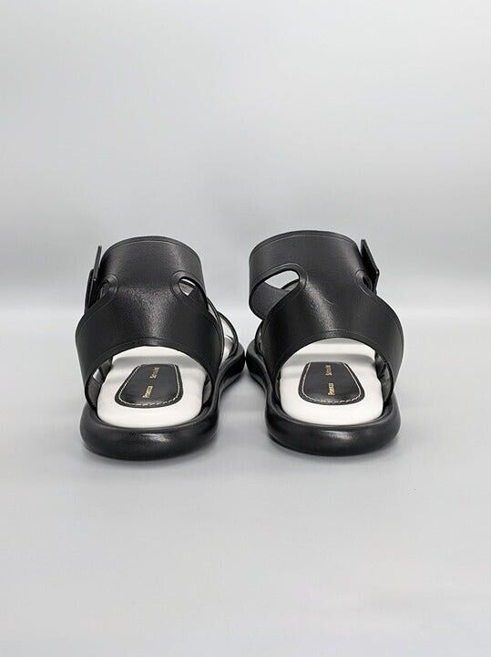 Proenza Schouler Women's Black Leather Caged Sandals Size EU 37 (MSRP $695)