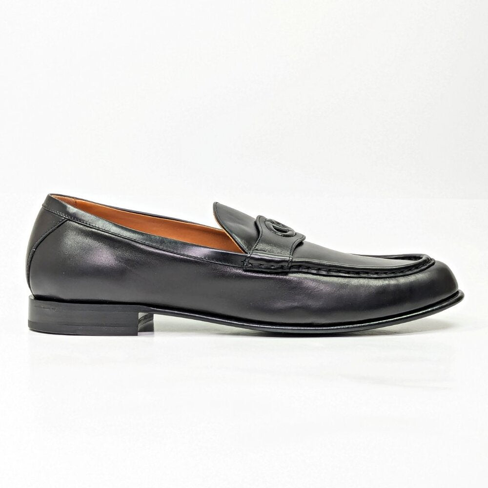 Valentino Garavani Men's Vlogo Signature Penny Loafer Black Size 45 (MSRP $980)