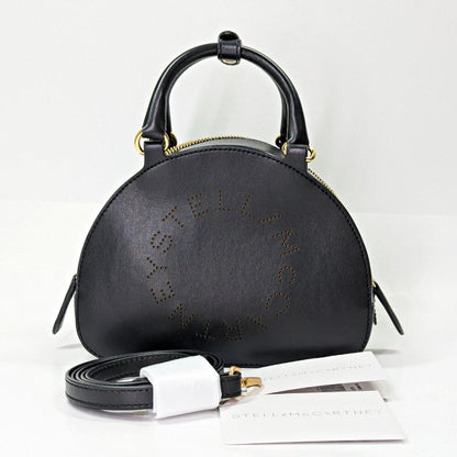 Stella McCartney Logo Top Handle Crossbody Bag in Black (MSRP $995)