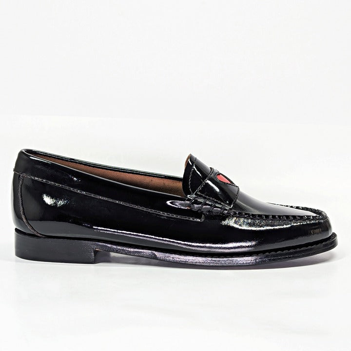 G.H. Bass Women's Whitney Love Heart Weejun Penny Loafers Size 9 (MSRP $195)