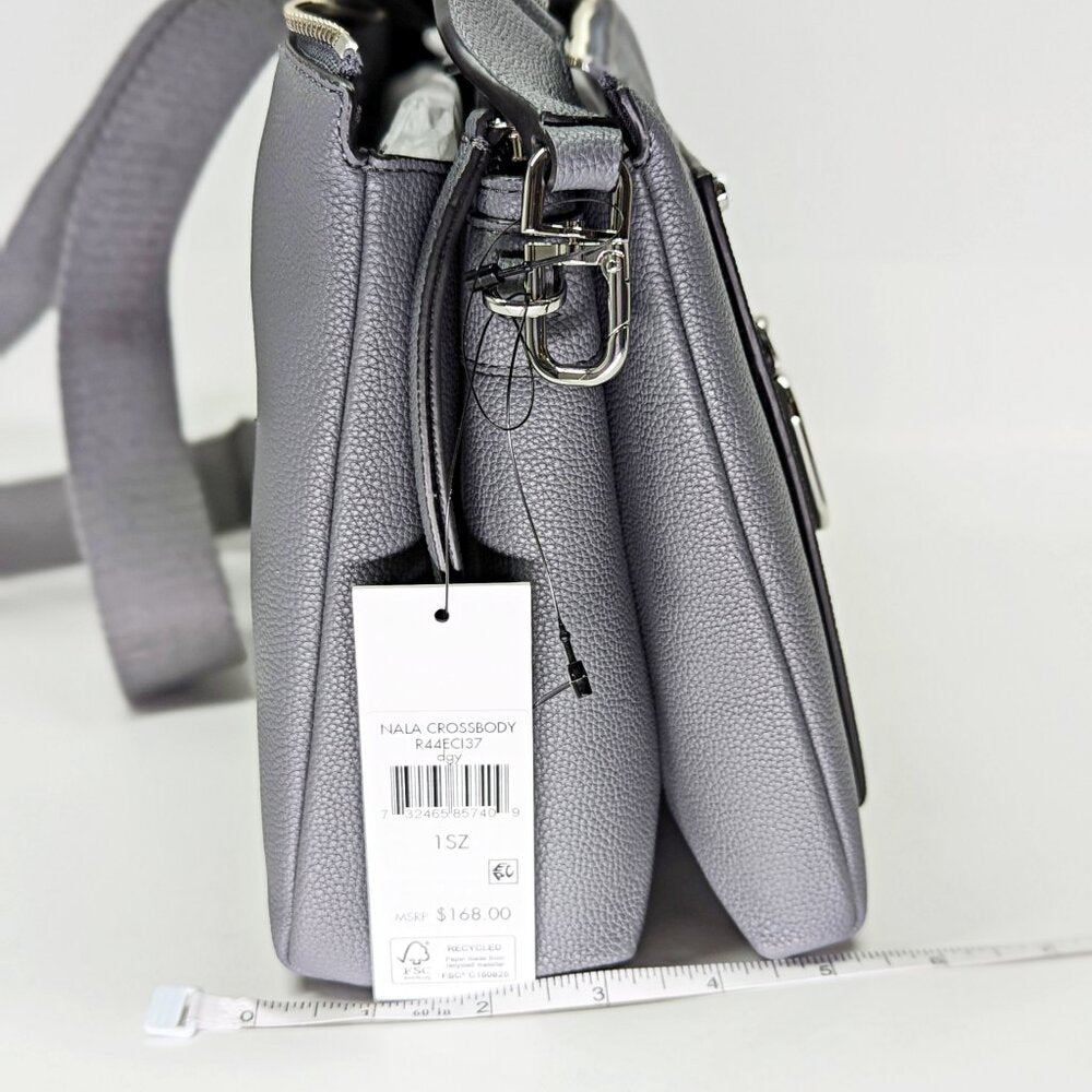 DKNY Nala Women's Small Crossbody Bag in Dark Gray (MSRP $168)