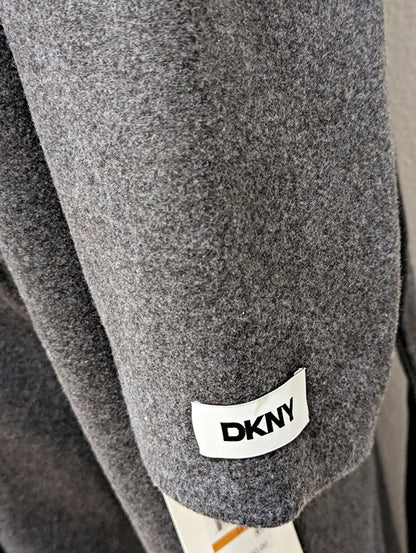 DKNY Plus Size Notched-Collar Double-Breasted Wrap Coat Size 3X (MSRP $350)