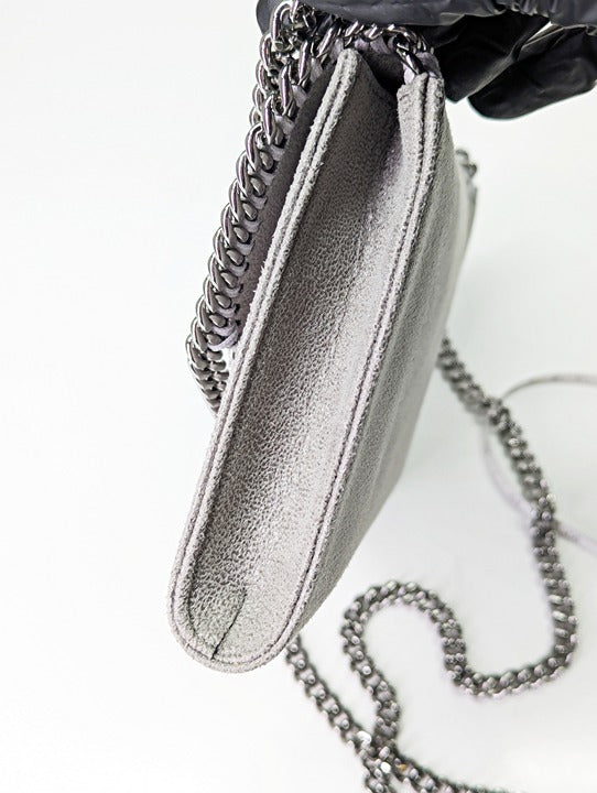 Stella McCartney Falabella Mini Light Grey Crossbody Bag (MSRP $695)