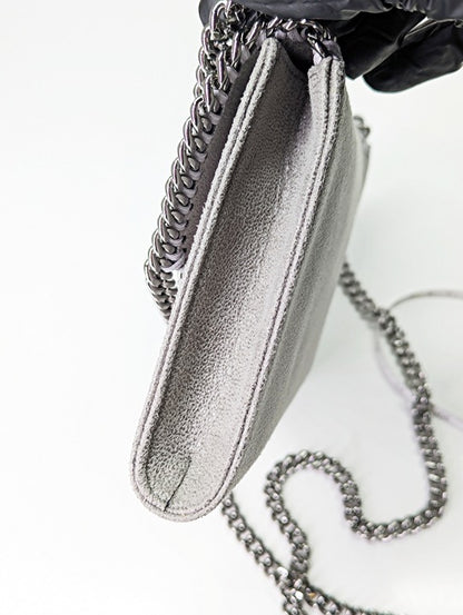 Stella McCartney Falabella Mini Light Grey Crossbody Bag (MSRP $695)