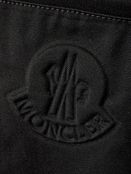 Moncler Men's Black Cotton Twill Trousers Zip Pocket Size M US / 48 IT MSRP $880