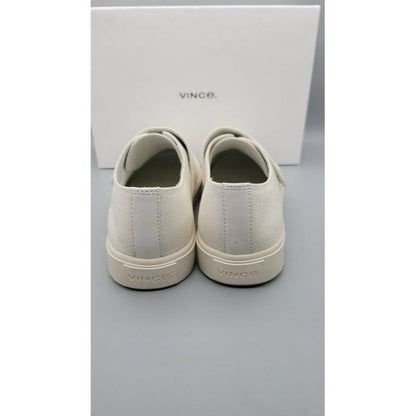 Vince Blair Velcro Women's Grip-Tape Canvas Sneakers White Size 7 M MSRP $225