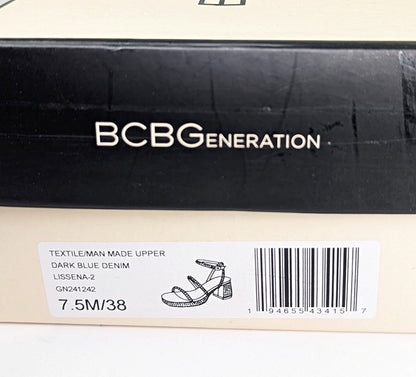 BCBGeneration Lissena-2 Women's Rhinestones Platform Sandal Size 7.5 MSRP $109