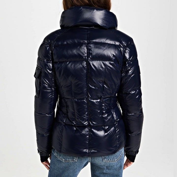 SAM. Women's Dark Marine Freestyle Puffer Down Jacket Size XS (MSRP $395)
