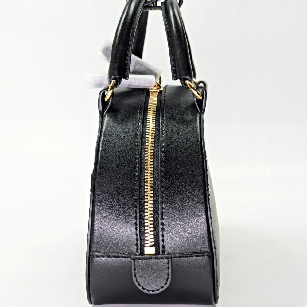 Stella McCartney Logo Top Handle Crossbody Bag in Black (MSRP $995)