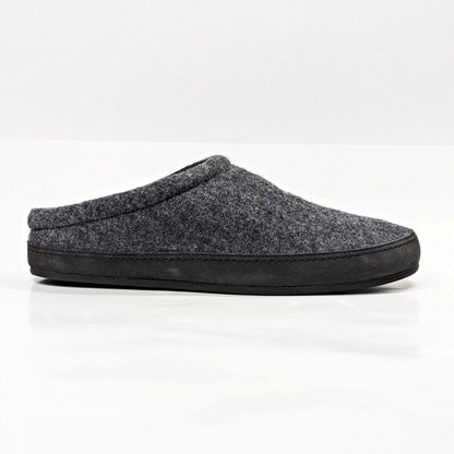 Vince Men's Howell Charcoal Gray Shearling-Lined Slippers Size 9 (MSRP $150)