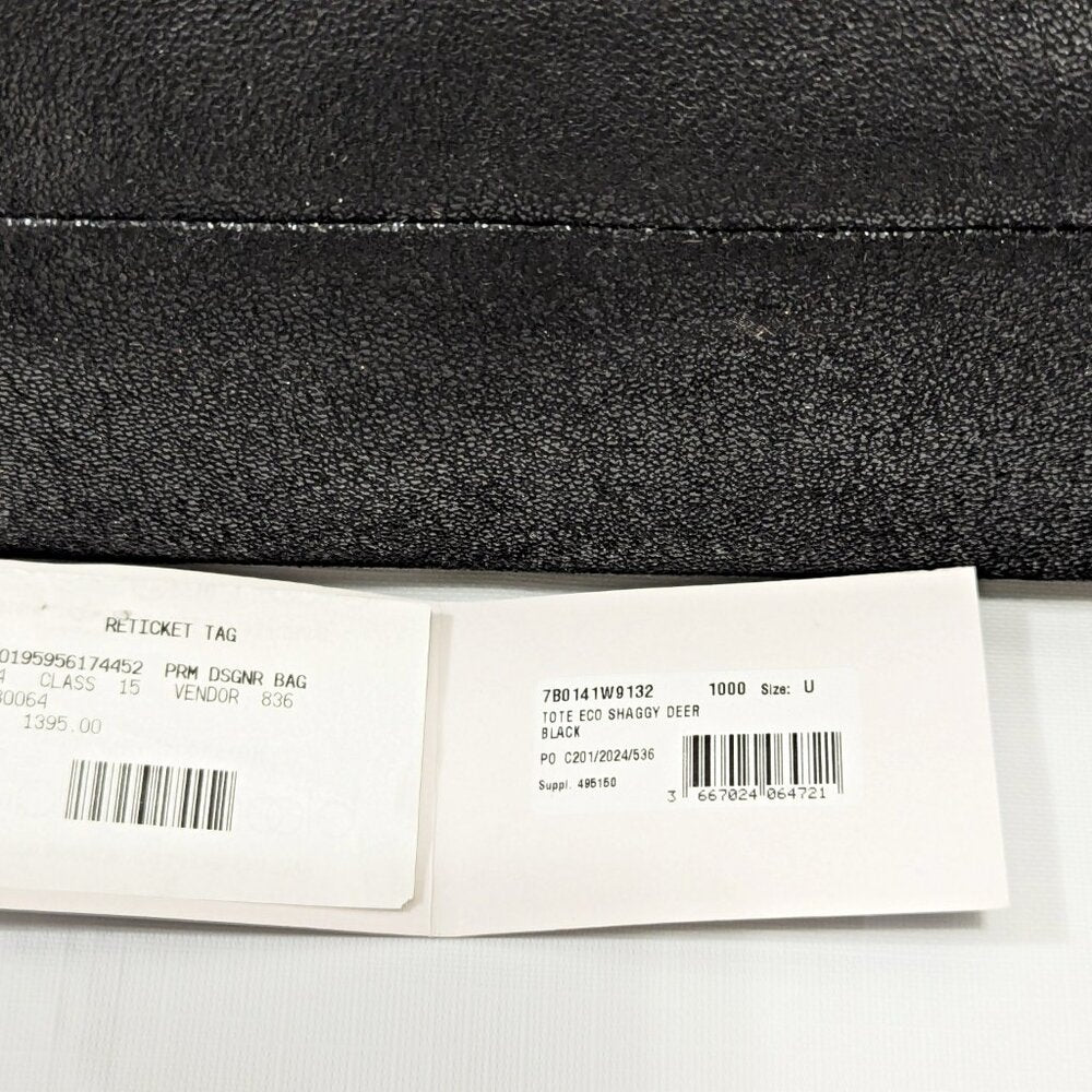 Stella McCartney Women's Shaggy Deer Falabella Tote Bag in Black (MSRP $1,450)
