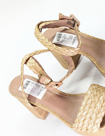 Chinese Laundry Truett Women's Ankle Wrap Platform Sandal Size 8.5 (MSRP $90)