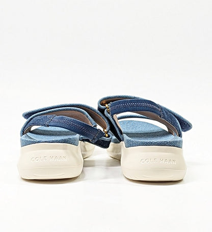 Cole Haan Meritt Women's Zerogrand Denim Platform Sandals Size 8.5 (MSRP $175)