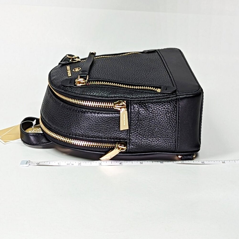 Michael Kors Brooklyn Mini Leather Pebbled Messenger Backpack (MSRP $258)