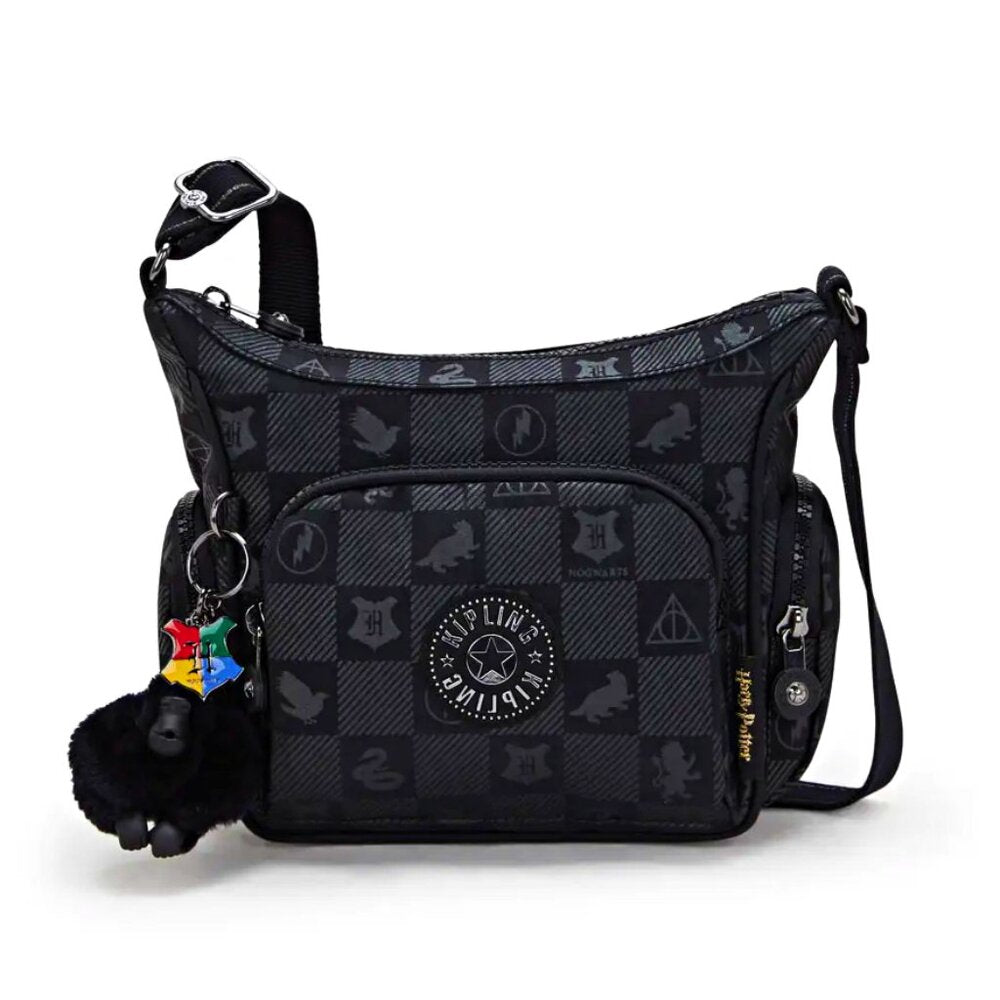 Kipling Shoulder Bag Gabbie Mini Magical Black Harry Potter Collection MSRP $129
