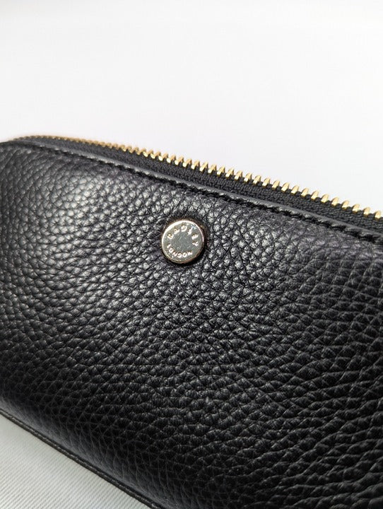 Radley London Eltham Mews Zip Top Wristlet in Black (MSRP $48)