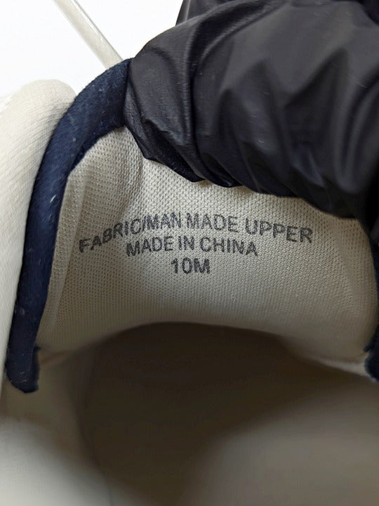 J/Slides Charlene Women's Navy Beige Whipstitch Sneaker Size 9&10 **Please Read*