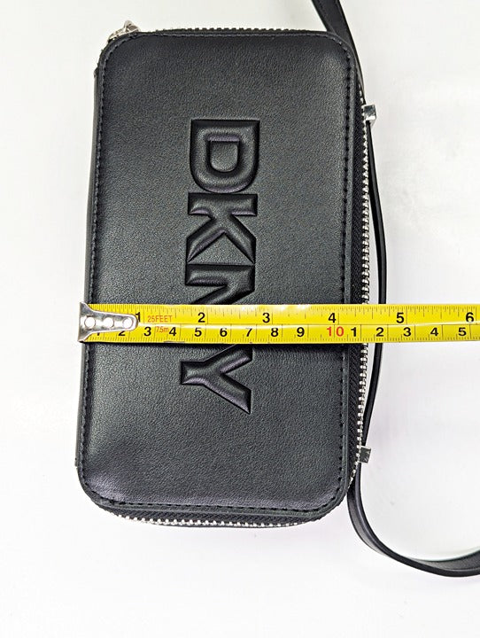 DKNY Carter Mini Logo Camera Crossbody Bag in Black (MSRP $148)