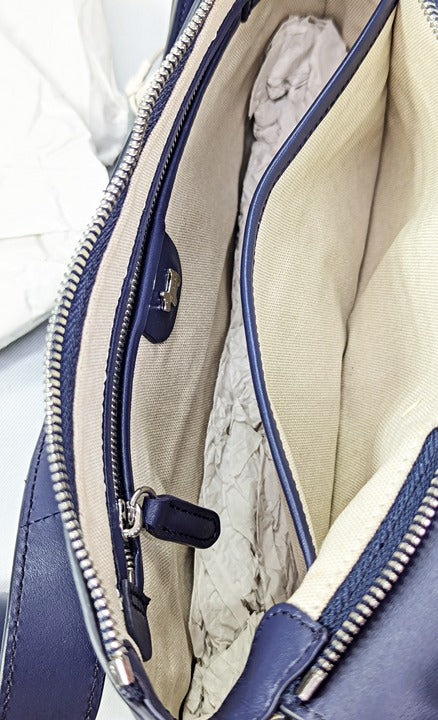 Radley London Pockets Icon Small Leather Crossbody in Evenfall (MSRP $198)