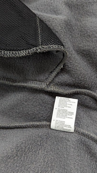 Never Lose HEDGE Men's Zipper Front Fleece Jacket Grey Size L (MSRP $79)