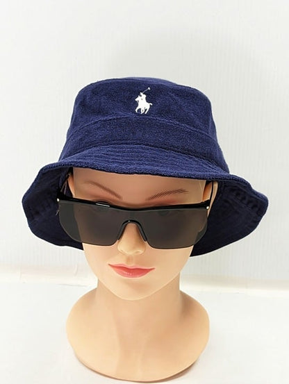 Polo Ralph Lauren Men's Loft Logo Bucket Hat Newport Navy Size S/M (MSRP $80)