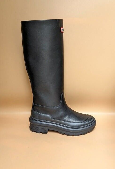 Hunter Women's Black Chasing Knee Boot Killing Eve Size 6 / EU 37 (MSRP $395)