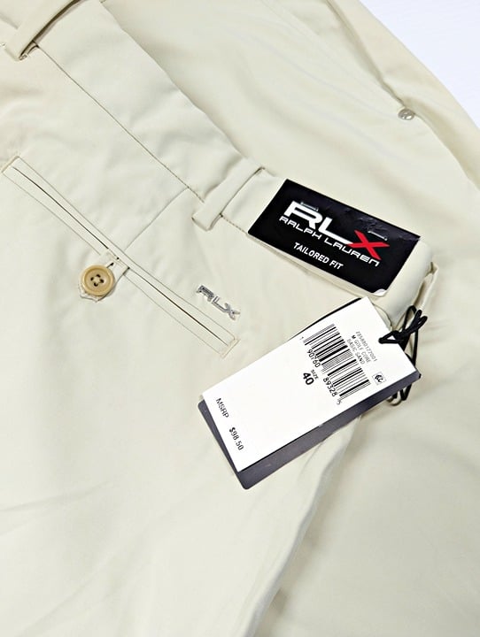 RLX Ralph Lauren Golf Men's Tailored Fit Performance Shorts Basic Sand Size 40