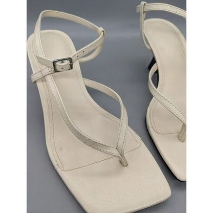 Marc Fisher LTD Calinda Women's Sandal White Size 7 M (MSRP $130)